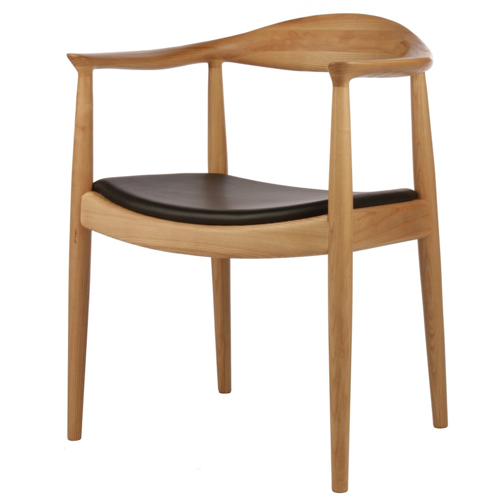 Round chair Hans Wegner/ natural - MANU Wooden Collection