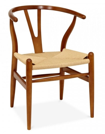 Hans Wegner Wishbone chair/ Light brown wood - MANU Wooden Collection