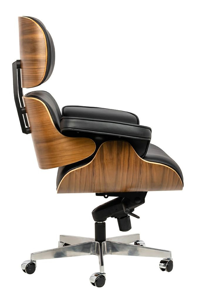 Office Lounge chair/ Walnut wood - MANU Wooden Collection